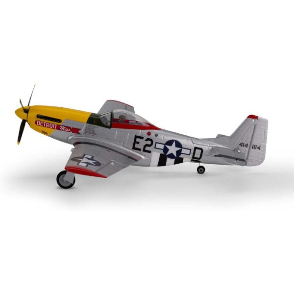 E-flite P-51D Mustang 0.49m Detroit Miss SAFE Select BNF Basic (obrázek 9)