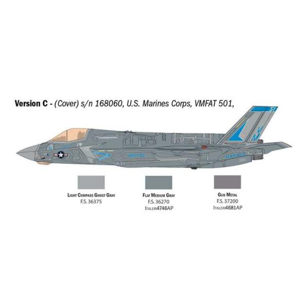 Model Kit letadlo 92810 - F-35B Lightning (1:48) (obrázek 6)