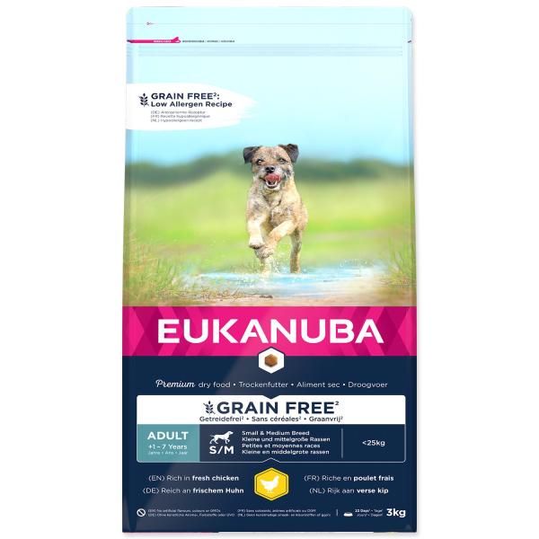 Euk Adult Small & Medium Grain Free Chicken 3kg?