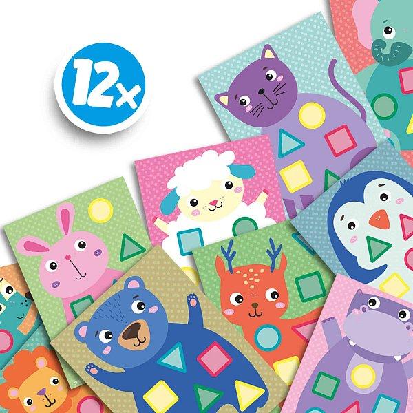 Moje první nalepování tvarů