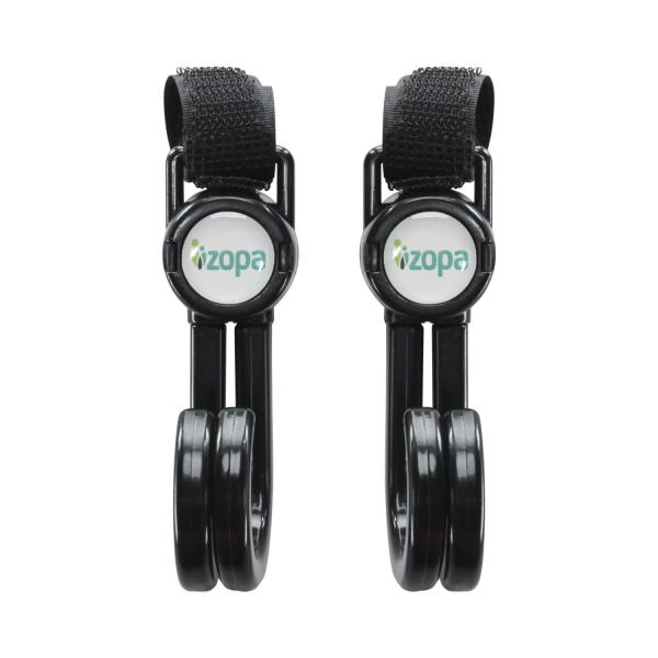 Dvojitý háček na kočárek 2 ks, Black (obrázek 4)