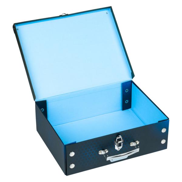 Skládací školní kufr Motorka s kováním