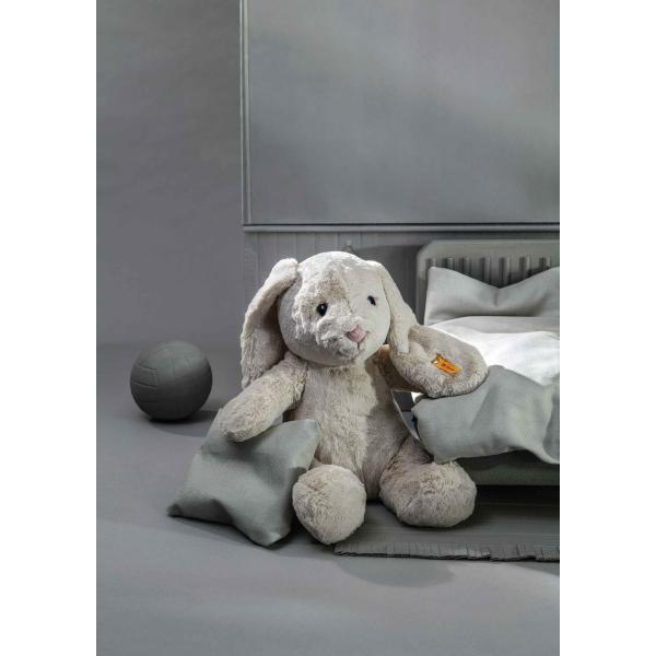STEIFF Friends Hoppie králík, světle šedý 28cm plyšová hračka (obrázek 3)