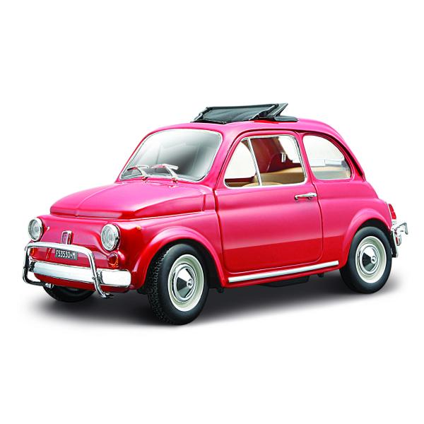 Bburago 1:24 Fiat 500L (1968) Red