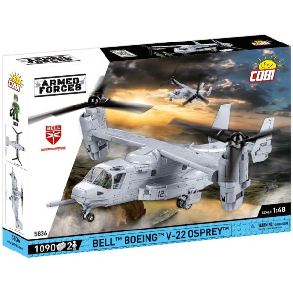 Cobi Armed Forces Bell Boeing V-22 Osprey, 1:48, 1090 k, 2 f