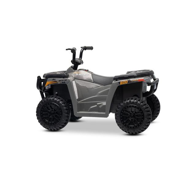 Licencovaná elektrická čtyřkolka Arctic Cat 12V se zadním pohonem, šedá, LED světla, Líti (obrázek 8)