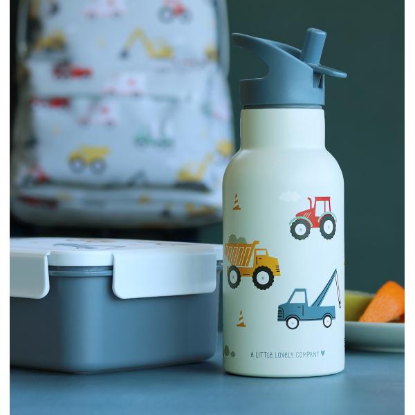 A Little Lovely Company - nerezová láhev na pití, 350 ml - vozidla (obrázek 7)