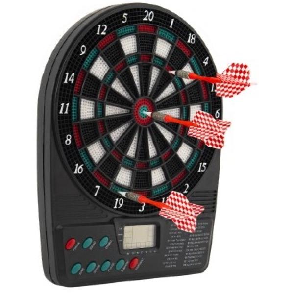 Elektronický terč digitálny 20x26cm + 3 šípky plast na batérie so zvukom