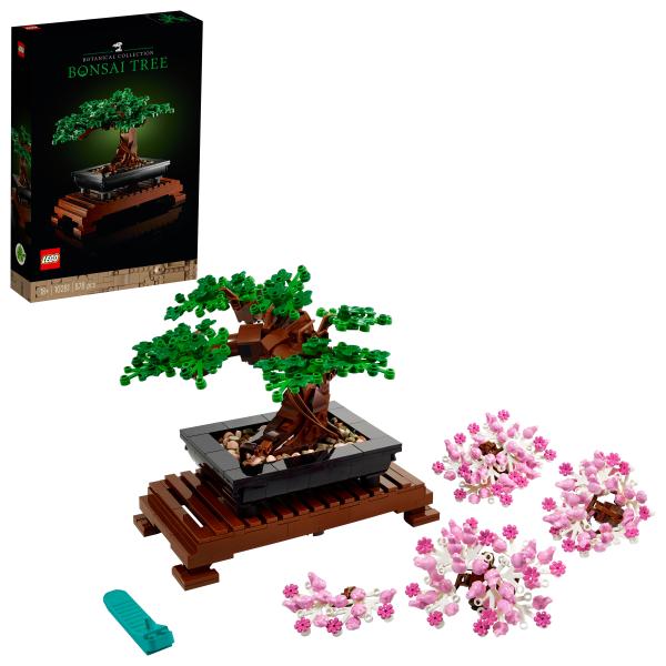 LEGO Botanical Bonsái Kit de Maquetas y Manualidades para Adultos, Decoración para el Hogar y la Oficina, Flores y Plantas Artificiales, Regalo para Mujeres y Hombres, Madres, Pareja 10281-image