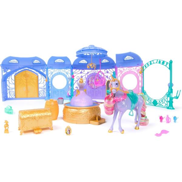 Spin Master Unicorn Academy Velká rozložitelná stáj se zvuky a s Wildstar