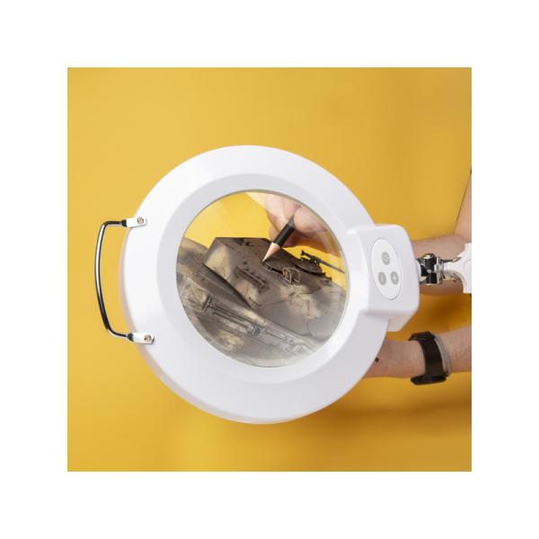 Lightcraft stolní lampa LED Pro XL s lupou 175mm (obrázek 4)