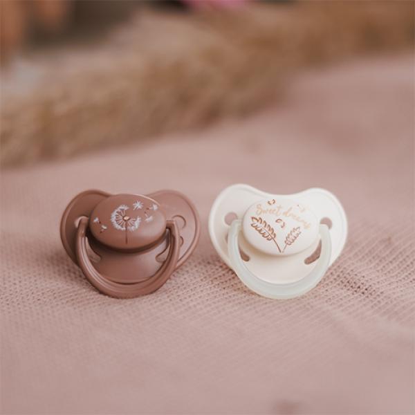 BABYONO Dudlíky silikonové anatomické 18m+, 2 ks