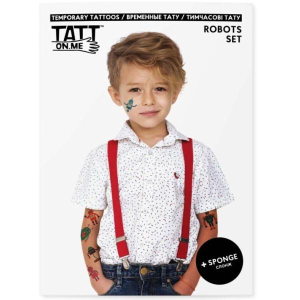 TATTonMe Tetovačky pro děti Roboti sada