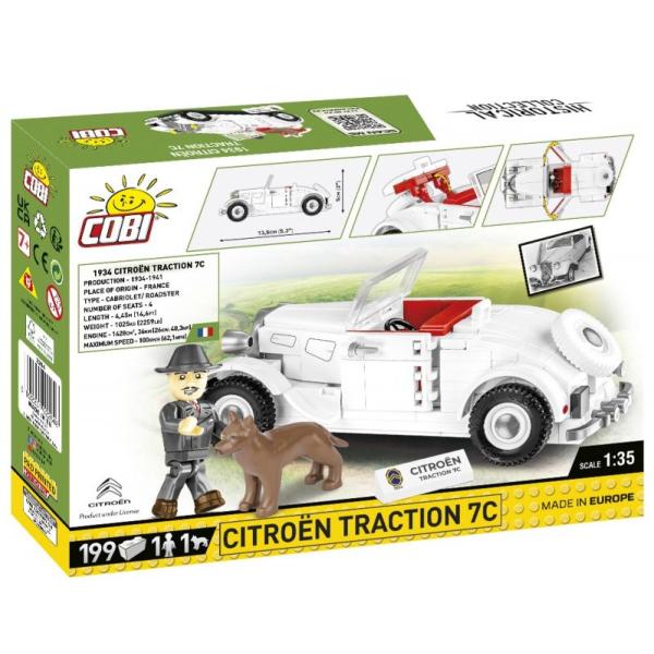 Cobi 1934 Citroën Traction 7C, 1:35, 199k, 1f, 1 pes