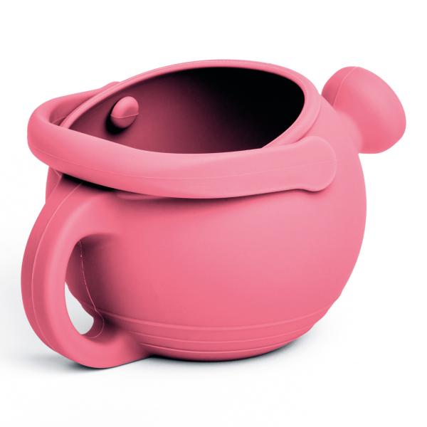 Bigjigs Toys Silikonová konvička růžová Coral (obrázek 4)