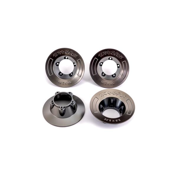 Traxxas LemezboríTó FéLmatt Fekete KróM (4) (#9572-Hez)-image