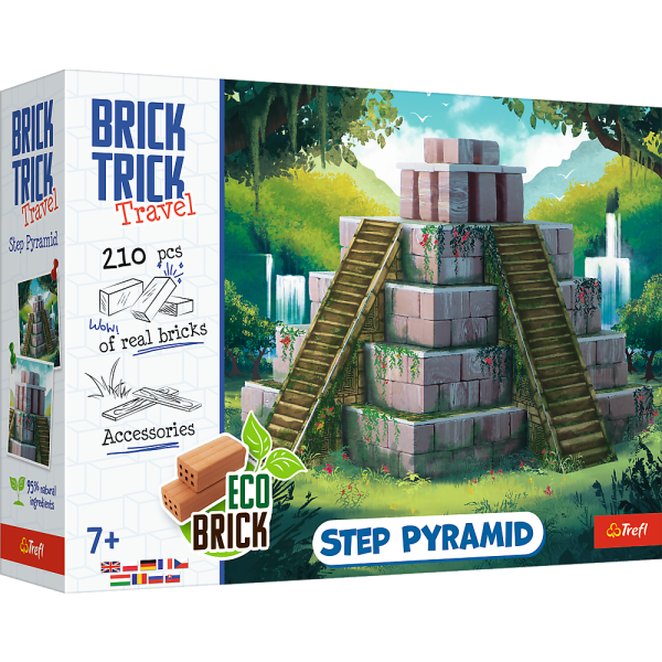 Trefl Brick Trick - Stupňovitá pyramida M