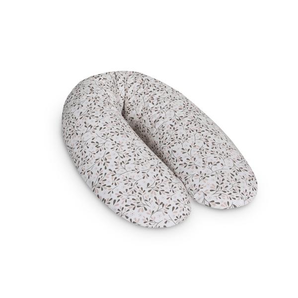 CEBA Polštář na kojení Cebuška Multi Jersey Tiny Leaves 190 cm