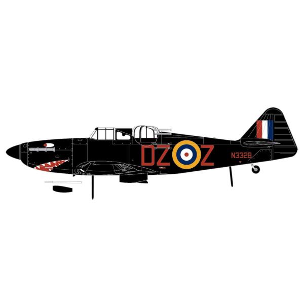 Classic Kit letadlo A02069 - Boulton Paul Defiant (1:72) - nová forma (obrázek 3)