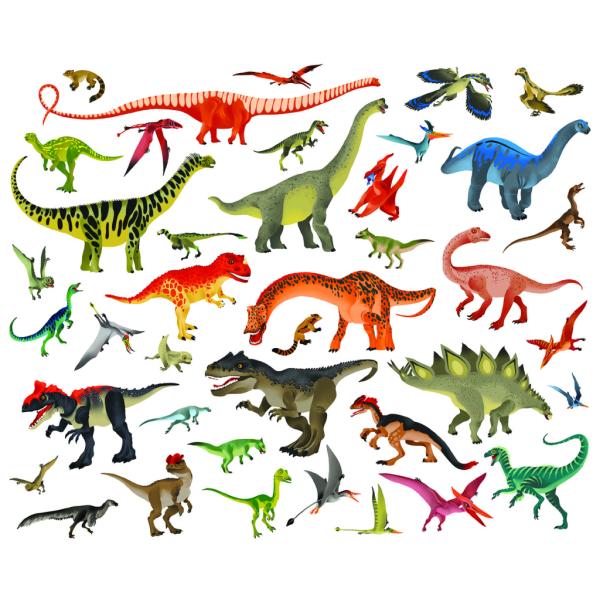 Čti a nalepuj – MEZI DINOSAURY, kniha se samolepkami