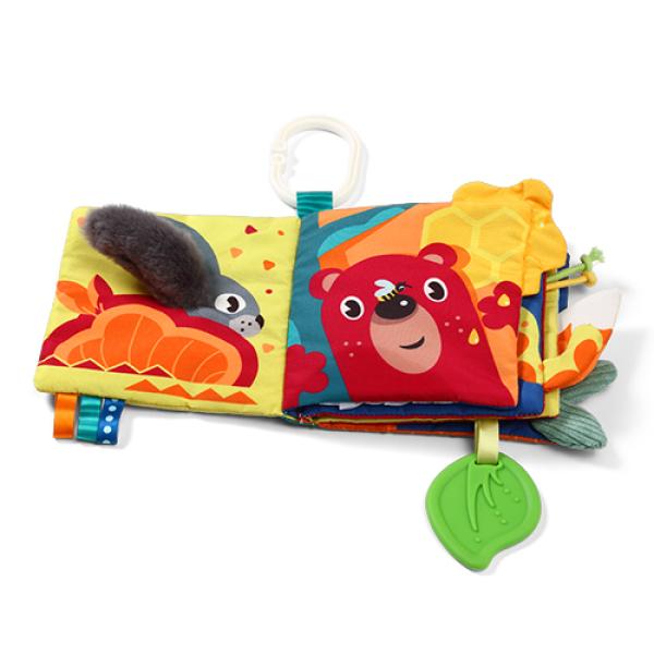 BABYONO Knížka senzorická Forest Trip 0m+ (obrázek 3)