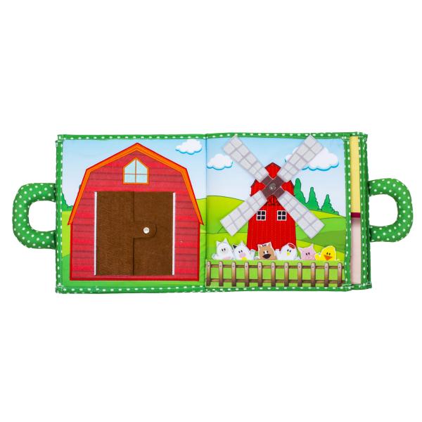 Interaktivní dětská knížka Quiet Book, Rabbit