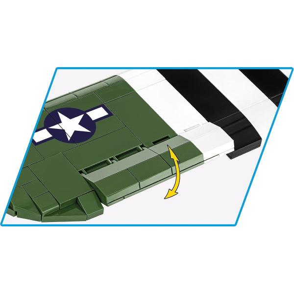 Cobi II WW Waco CG-4 D-DEN, 1:48, 784 k, 1f (obrázek 4)