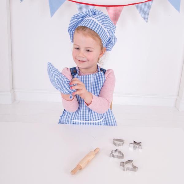 Bigjigs Toys Modrý set šéfkuchaře (obrázek 2)