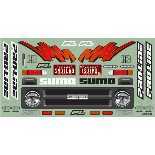 Pro-Line karosérie 1:10 Sumo (rozvor 313mm) (obrázek 8)