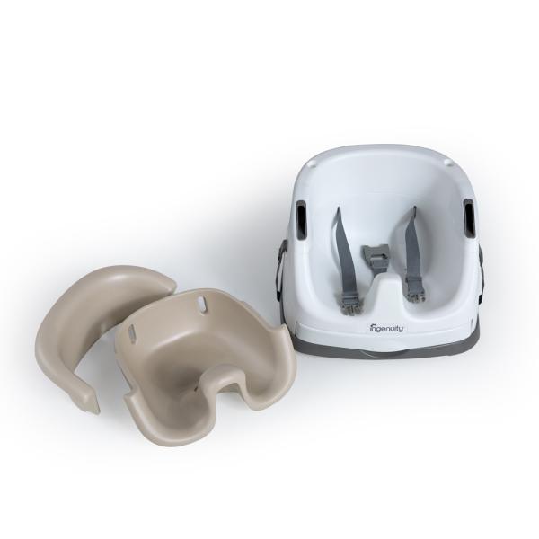 INGENUITY Podsedák na židli 2v1 Baby Base Cashmere 6m+, do 22kg