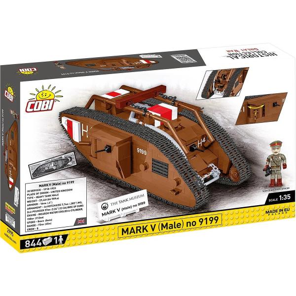 Cobi Great War Mark V č. 9199, 1:35, 848 k, 1 f