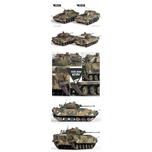 Model Kit military 13566 - R.O.K. Army K21 IFV (1:35) (obrázek 3)