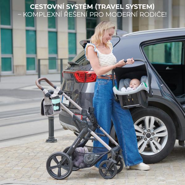 KINDERKRAFT Kočík kombinovaný Moov 2 Air 3v1 Pure Black (obrázek 11)