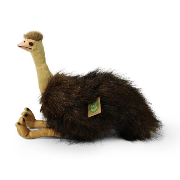 Plyšový pták emu 28 cm ECO-FRIENDLY (obrázek 3)