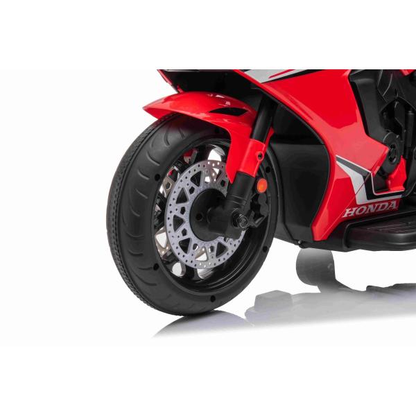 Elektrická Motorka HONDA CBR 1000RR, Licencované, 12V baterie, Plastová kola, červená (obrázek 7)