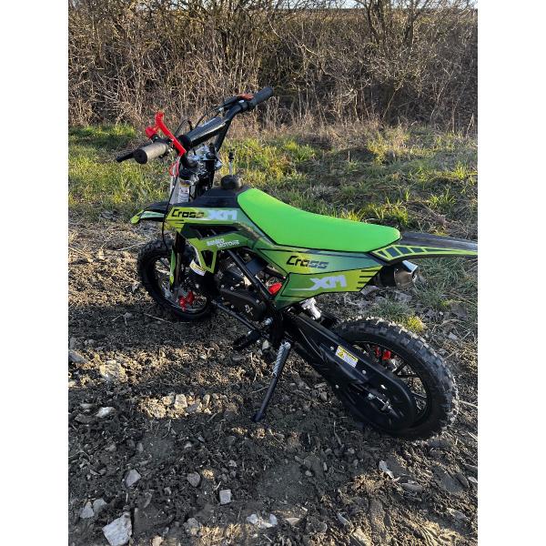 Benzínová motorka pro děti Beneo Motors CROSS XM zelená - 50cm3 (obrázek 11)