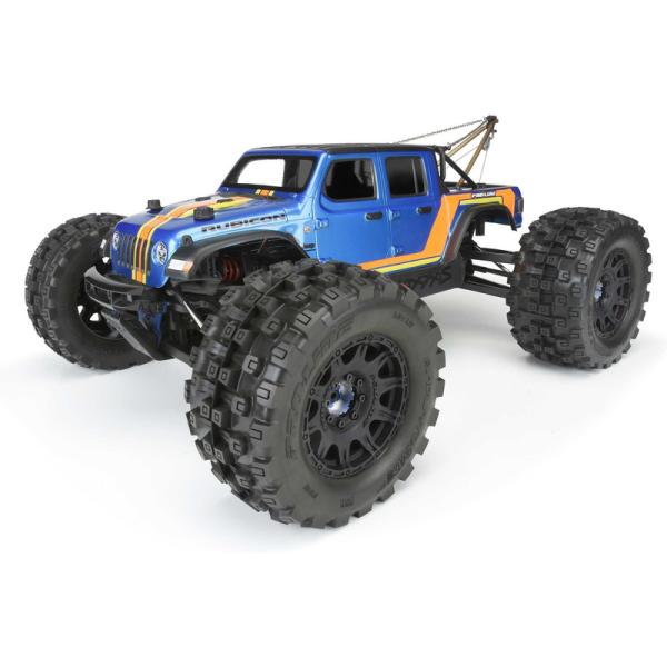 Pro-Line kolo 3.8", pneu Badlands MX38 HP Belted, disk Raid H17 černý (2) (obrázek 5)