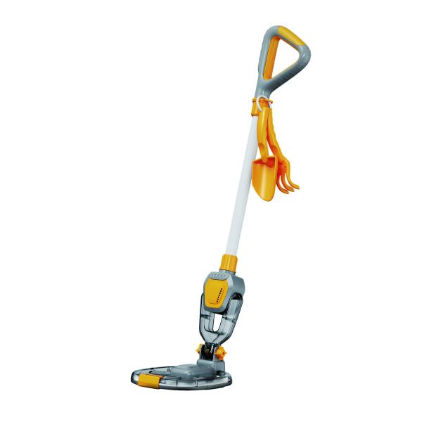 Detektor kovů/hledačka pokladů plast 65cm na baterie se světlem se zvukem