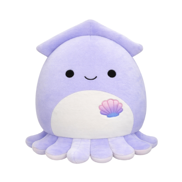 SQUISHMALLOWS Fialová oliheň - Stacy, 13 cm