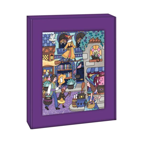 Janod Atelier Kreativní sada Maxi Malování vodovými barvami Magická škola