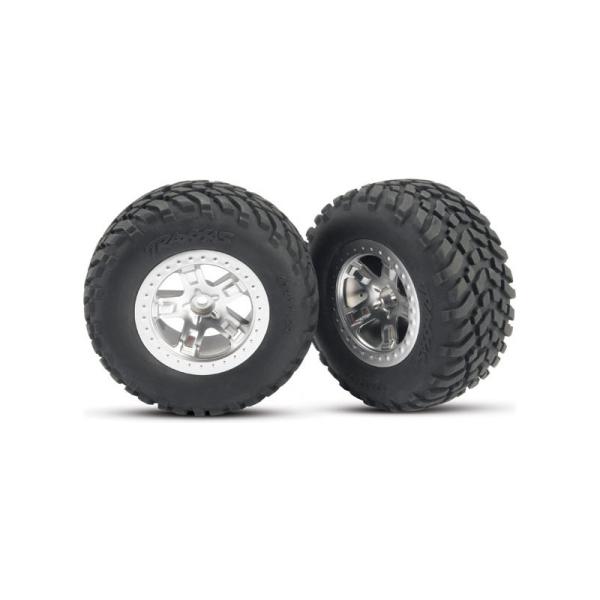 Traxxas kolo 2.2/3.0", disk SCT saténový, pneu SCT (2) (2WD přední)