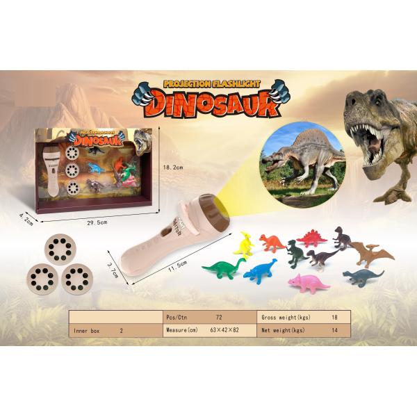 Projektor 24 snímok so zvieratkami - Dino