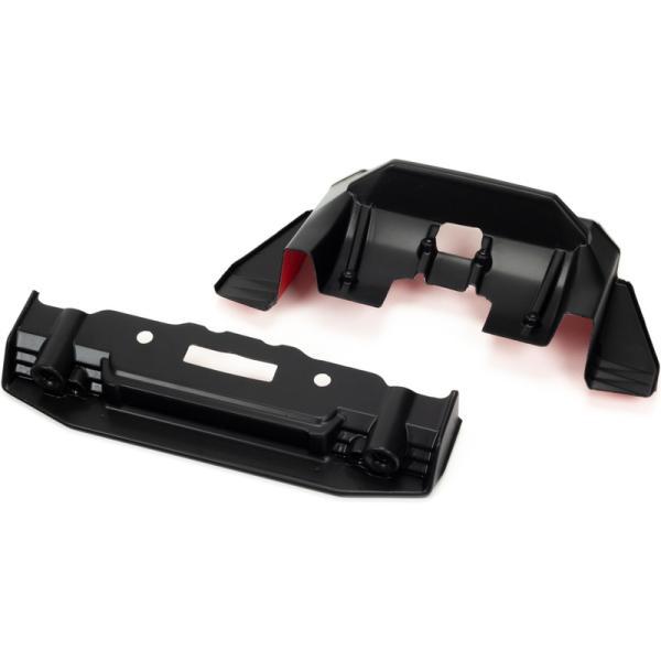 Splitter Arrma, diffusore nero/rosso: Felony 6S BLX