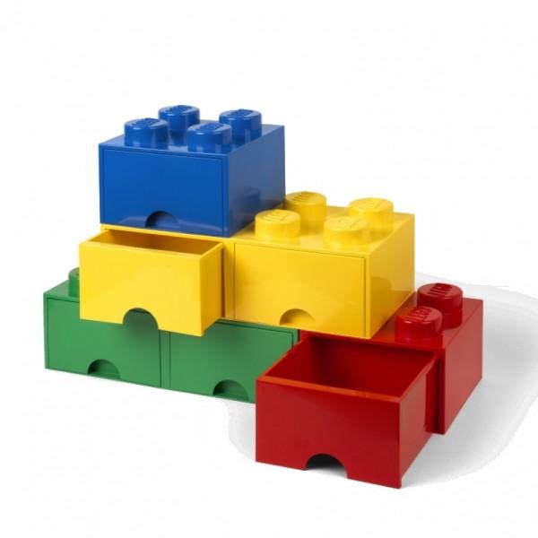 LEGO® úložný box 8 - se zásuvkami červená 250 x 500 x 180 mm (obrázek 4)
