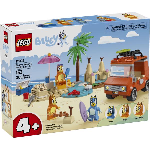 LEGO®Bluey 11202 Bluey a rodinný výlet autem na pláž (obrázek 3)