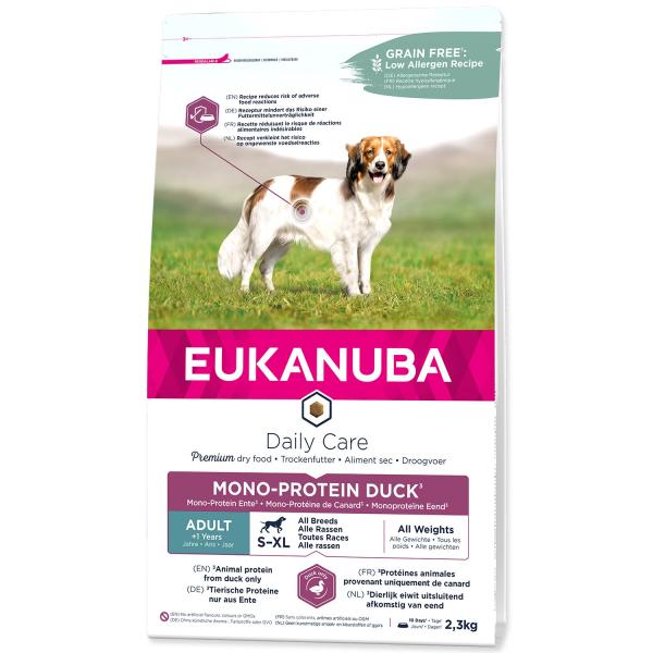 Euk Daily Care Adult Mono Protein Duck 2,3kg