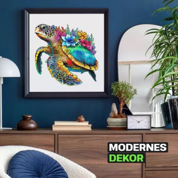 EscapeWelt Dřevěné puzzle Želva 500 dílků