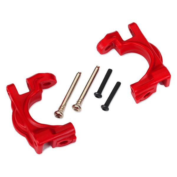 Traxxas soporte de mangueta delantera HD rojo (para #9080)