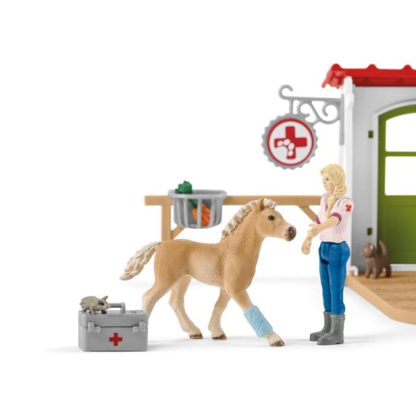 Schleich Veterinární ordinace pro domácí zvířata