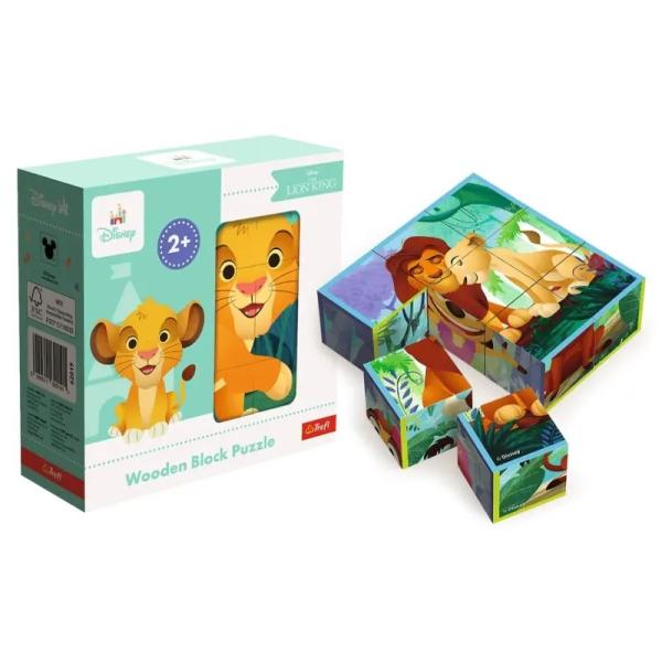 Trefl Dřevěné kostky, Lví král